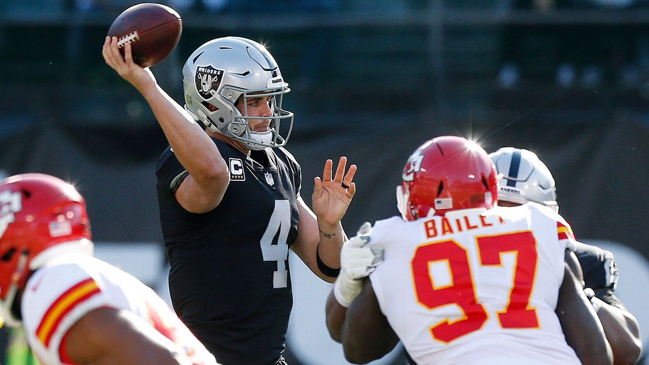 Rich Gannon: Jon Gruden would push Oakland Raiders QB Derek Carr - ESPN -  Las Vegas Raiders Blog- ESPN