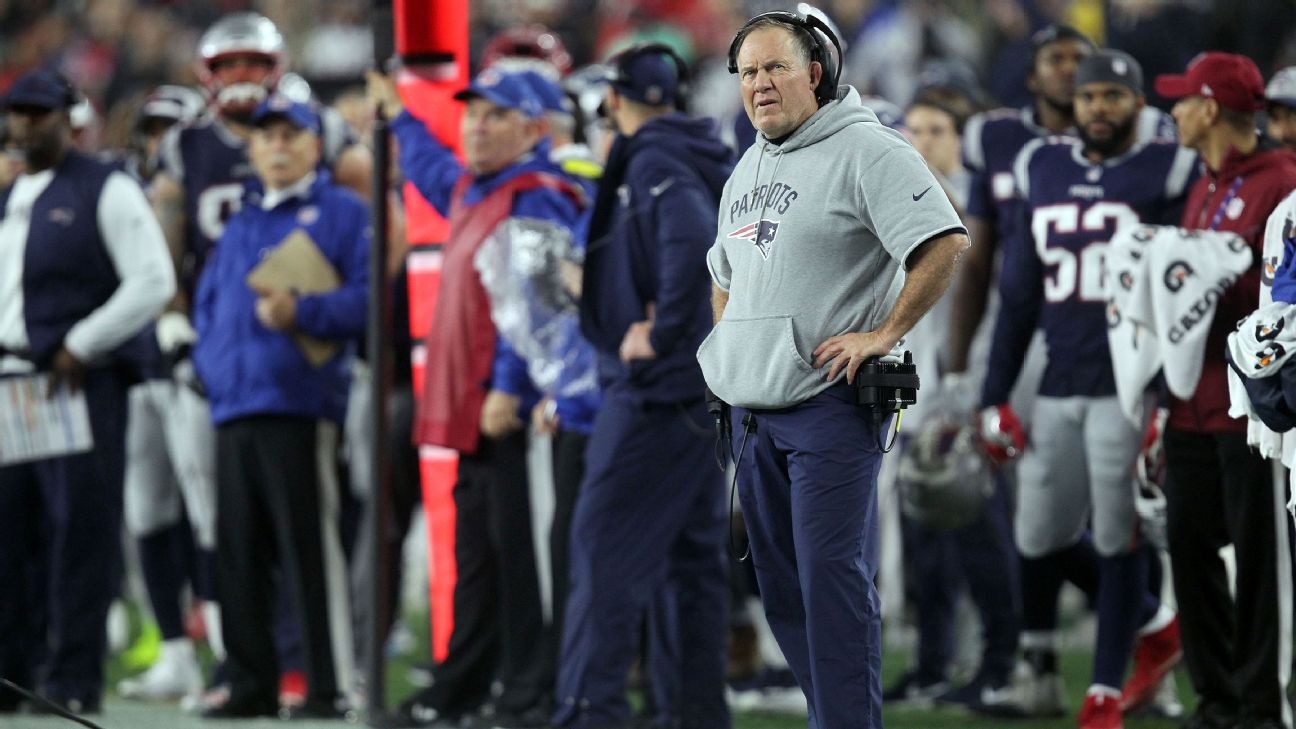 Bill Belichick, Adam Thielen have heated exchange during Patriots