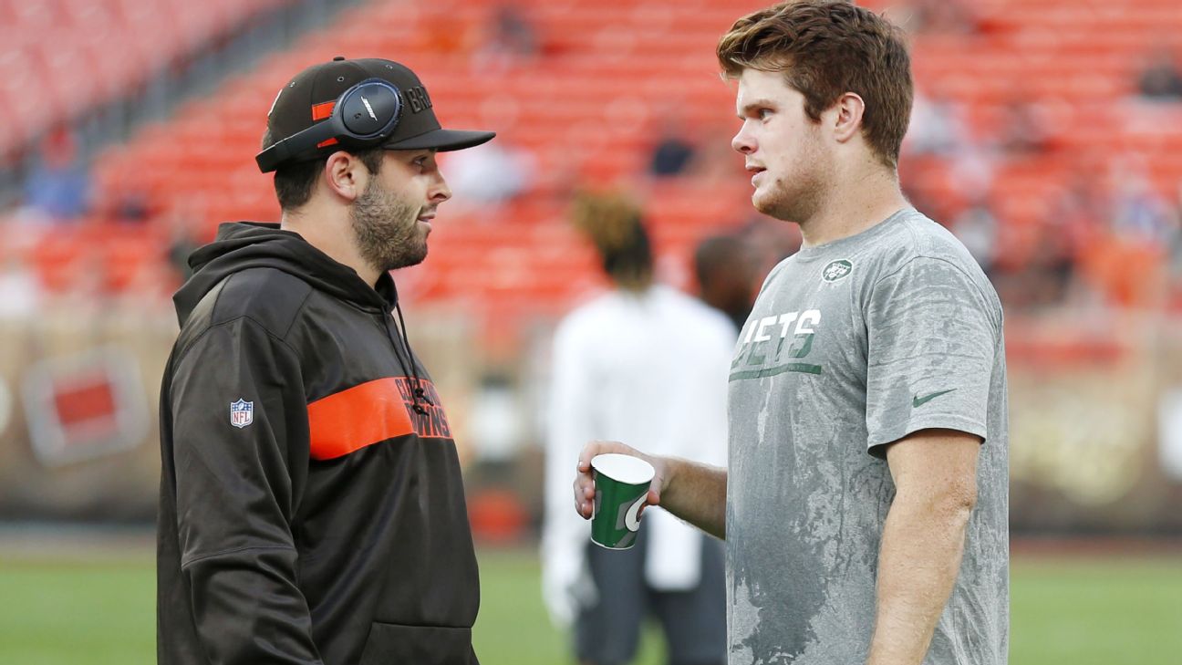 Baker Mayfield and Sam Darnold 