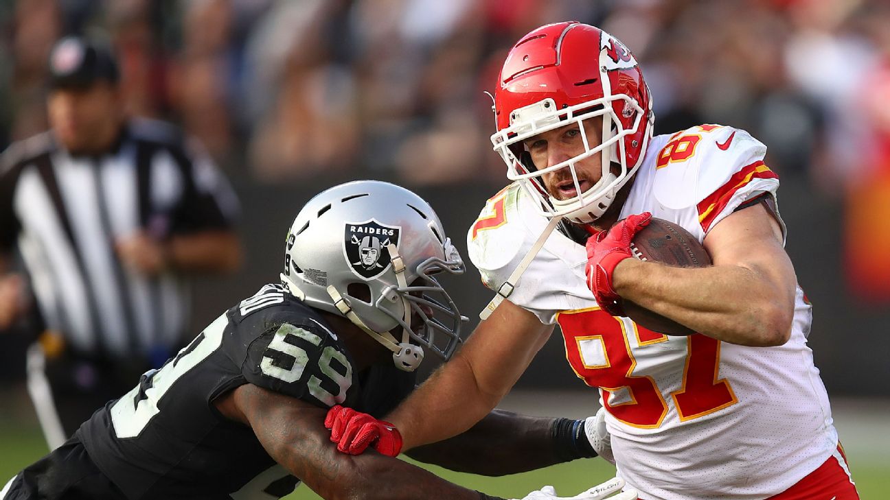 Kansas City Chiefs Tight Ends Travis Kelce And Tony Gonzalez Share Tight  Bond