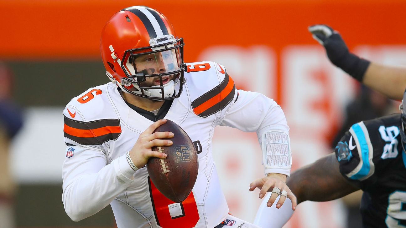 Cleveland Browns defeat Carolina Panthers 26-20