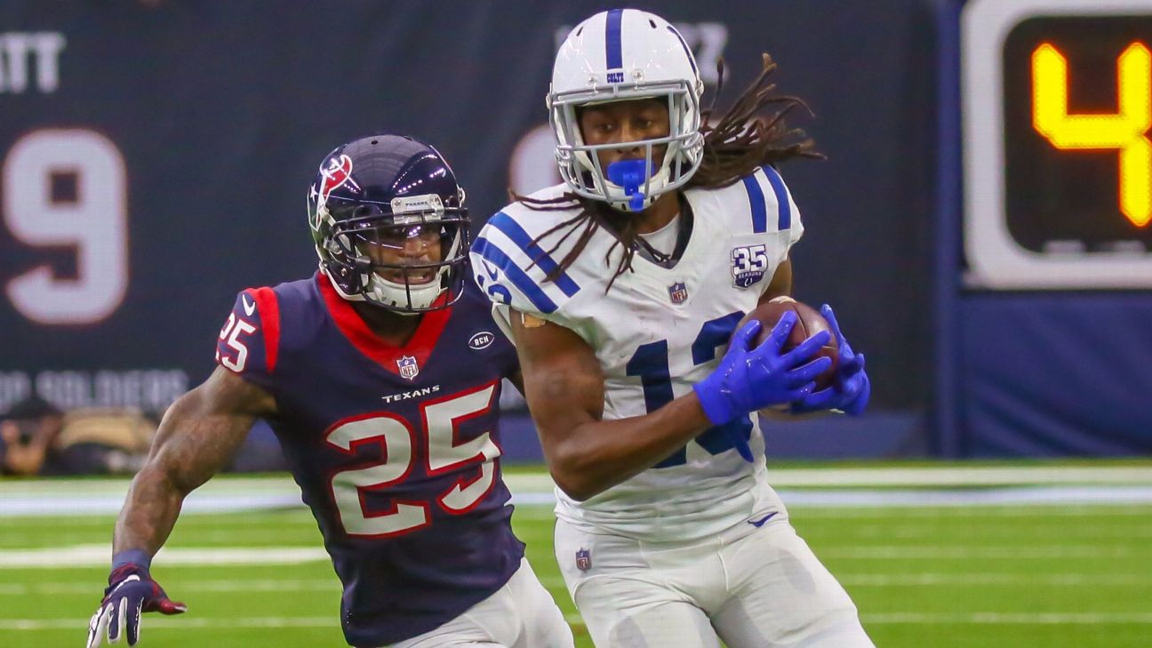 Hilton returns to Colts practice, could play against Texans