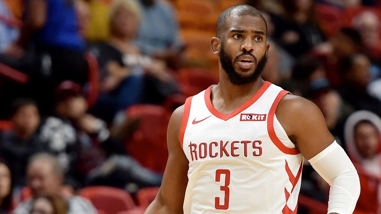 Rockets' Chris Paul to be out 'some time' with hamstring injury ABC13