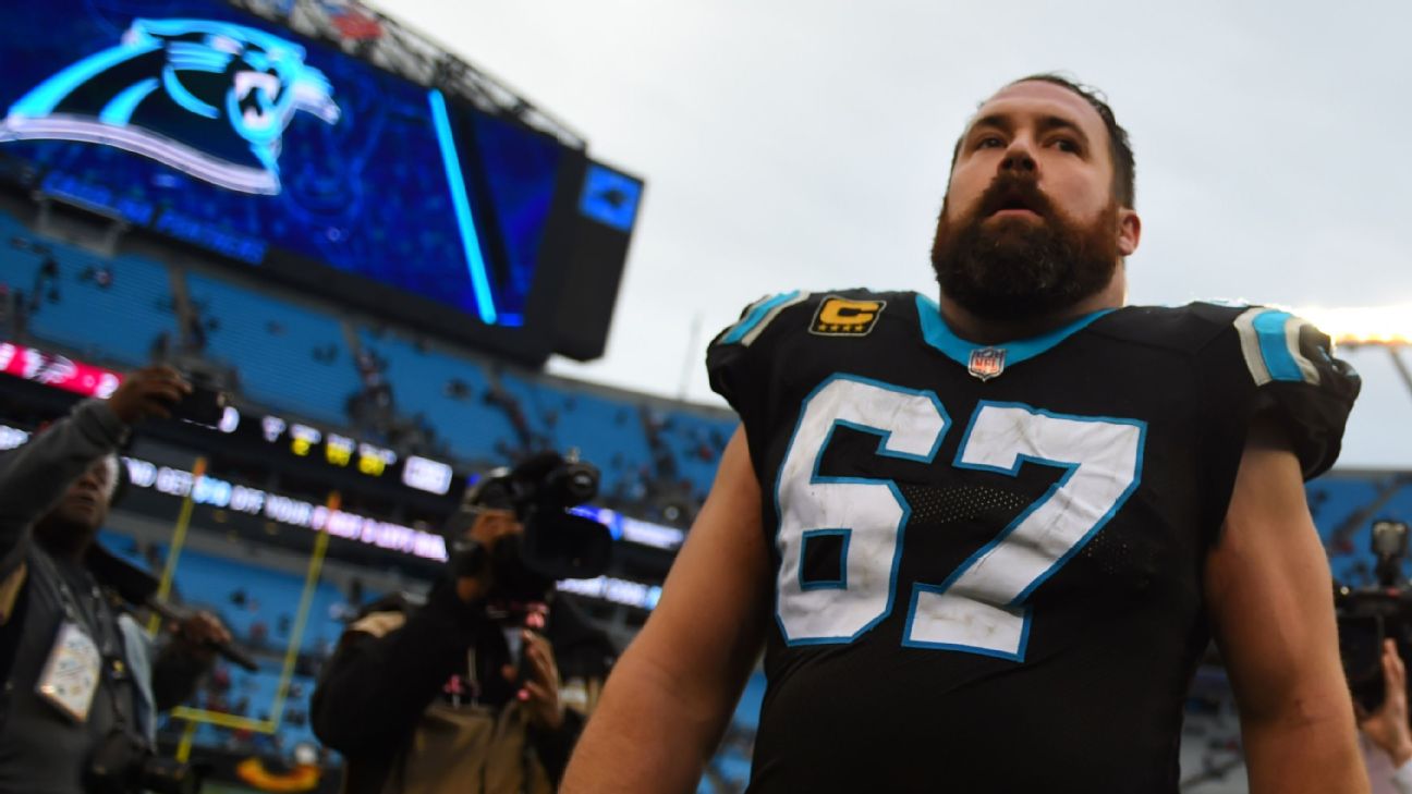 Ryan Kalil says he's 'thrilled' to see Cam Newton on Patriots