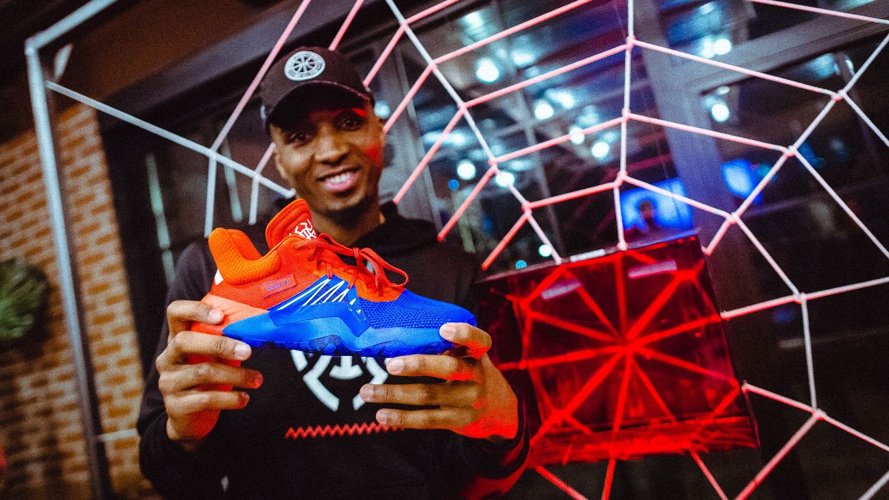 Donovan Mitchell unveils new Adidas signature sneaker - ESPN