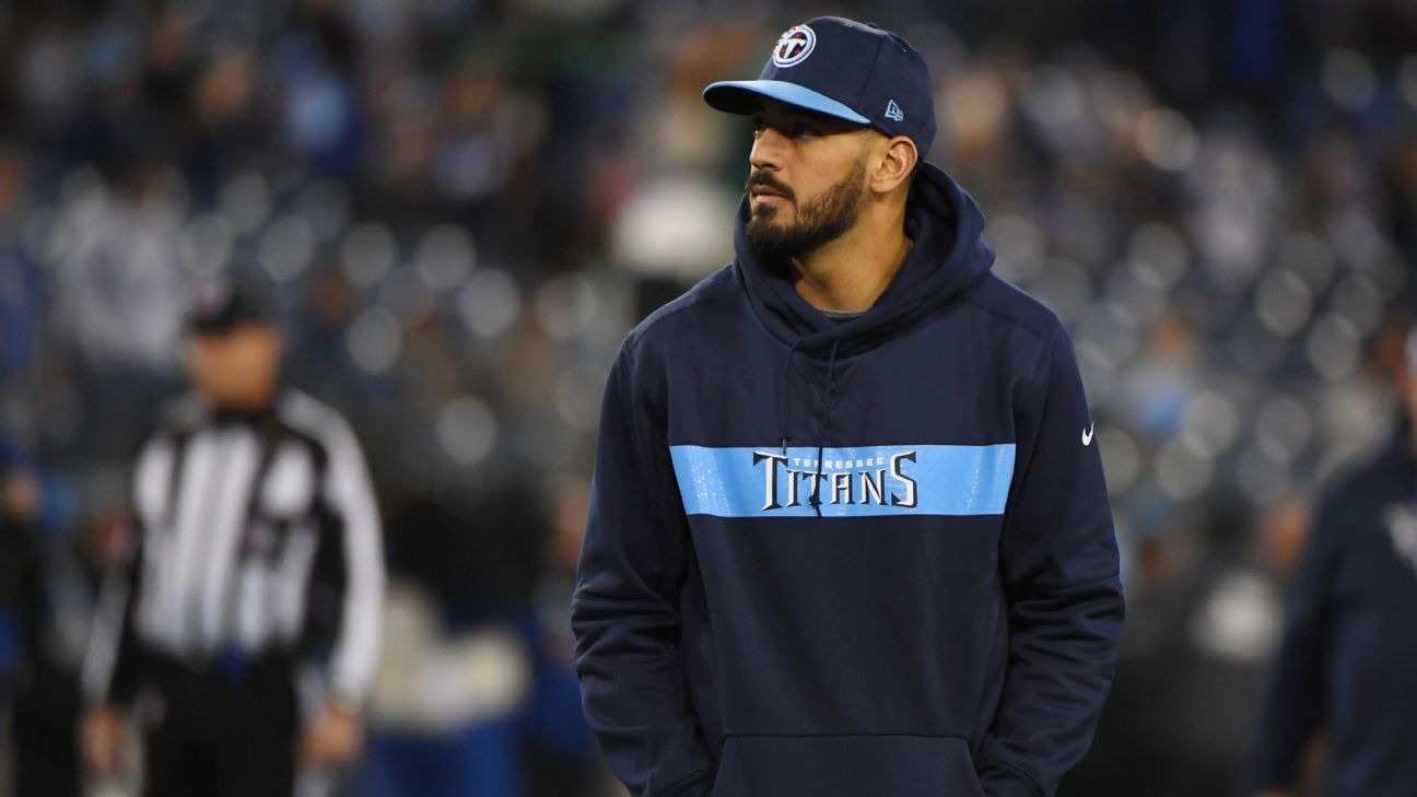 Titans: Marcus Mariota suffered stinger in loss to Colts