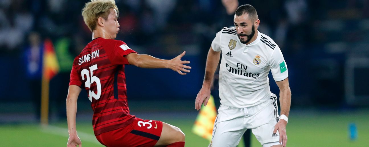 July 30, 2022 Karim Benzema #9 of Real Madrid celebrates after scoring a  goal on a penalty kick during the pre season friendly between Real Madrid  and Juventus at the Rose Bowl