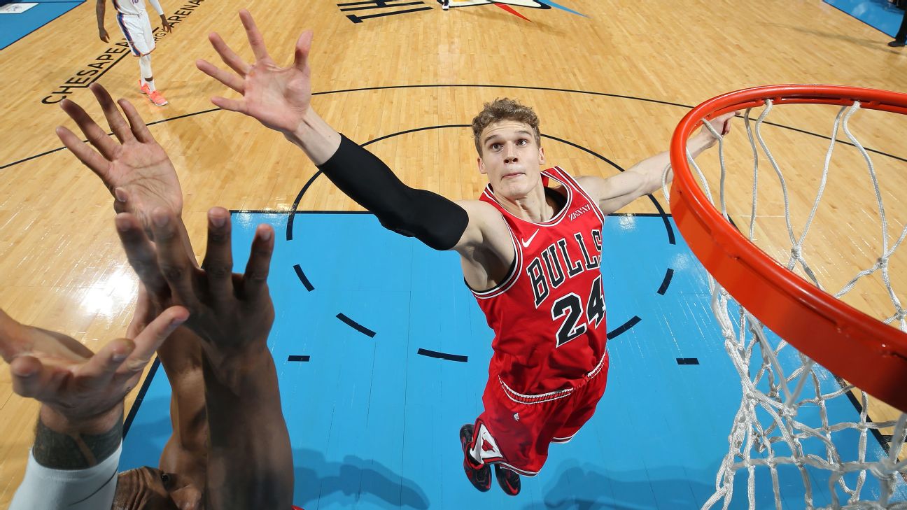 360 CHICAGO - 1,000 feet above the rim with Lauri Markkanen from the  Chicago Bulls. When we said TILT had a height limit, this is not what we  meant.