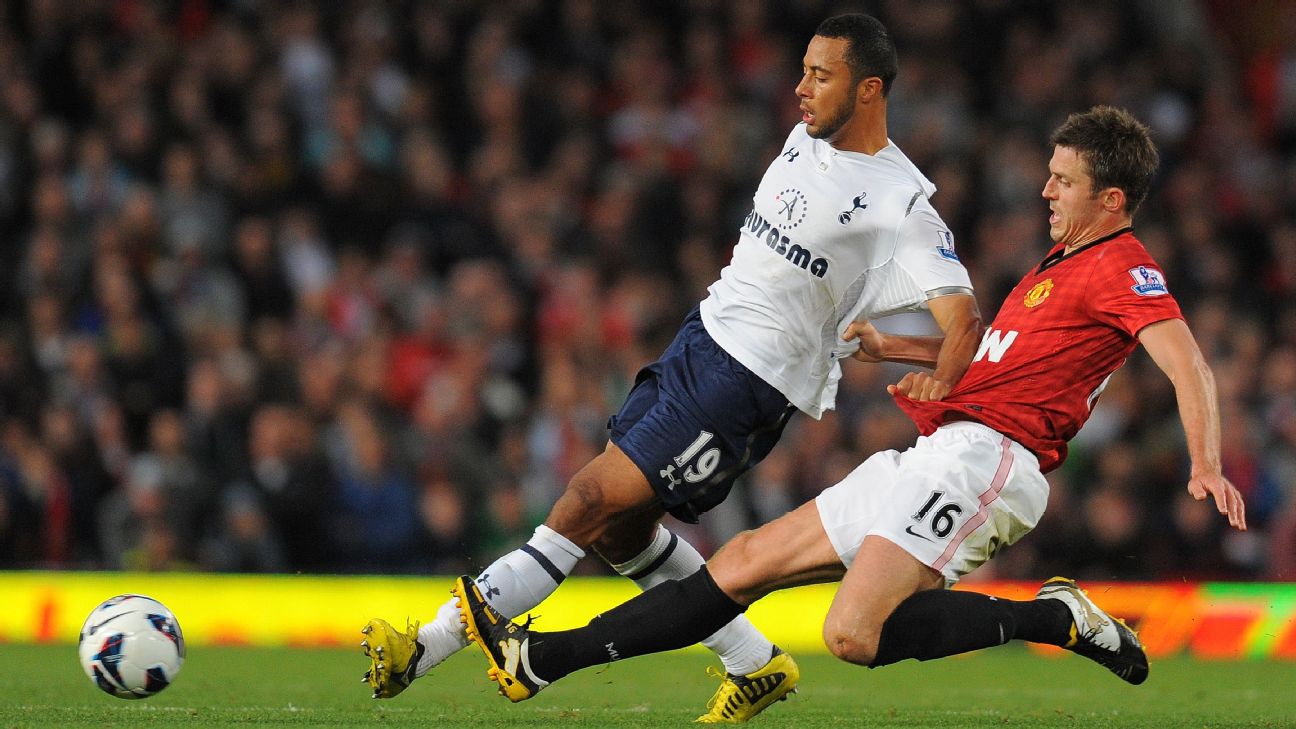 Dembele's performance for Tottenham at Old Trafford in 2012, as Spurs beat Man United 3-2, was notable in showing his full range of unique skills.