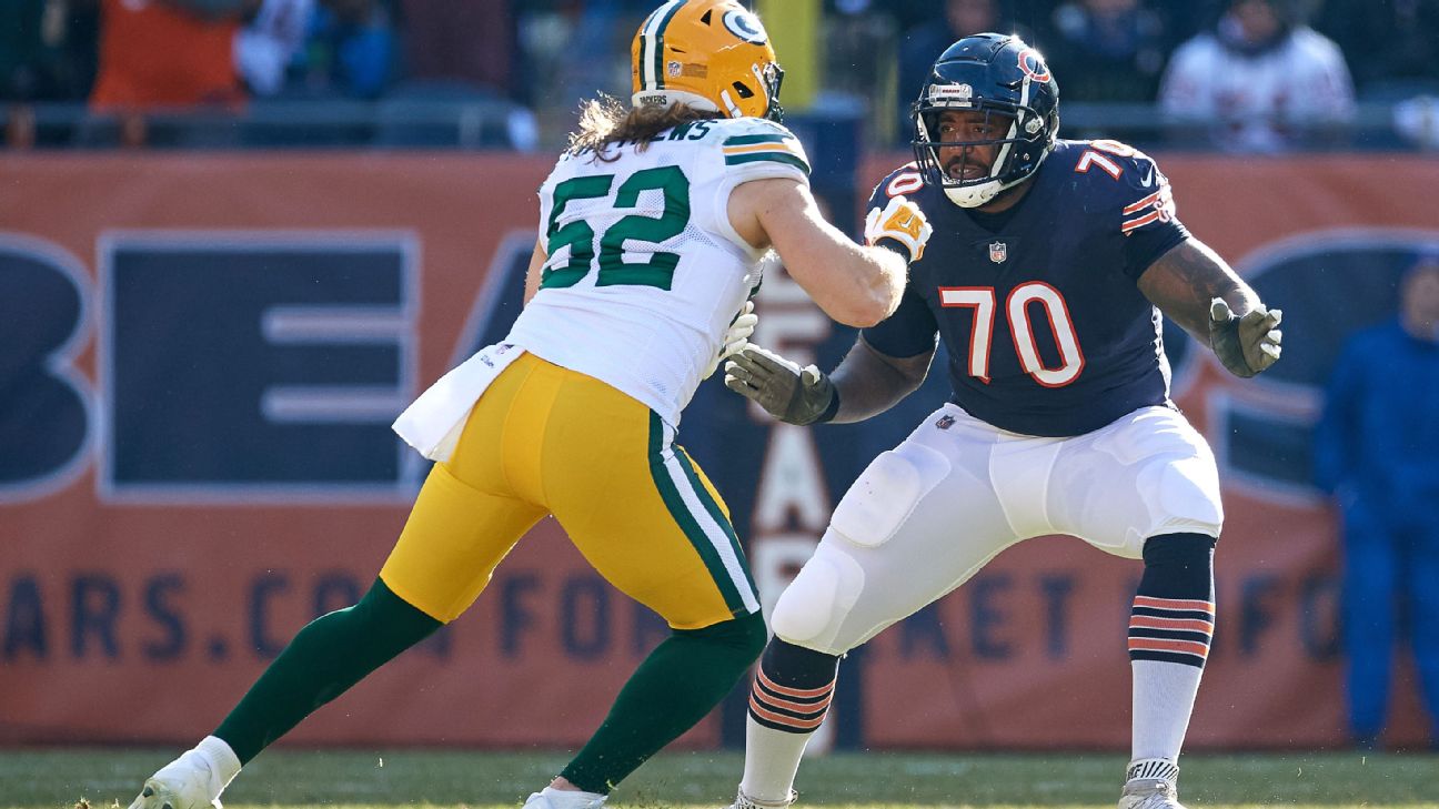 Chicago Bears sign lineman Bobby Massie to 4year extension ABC7 Chicago