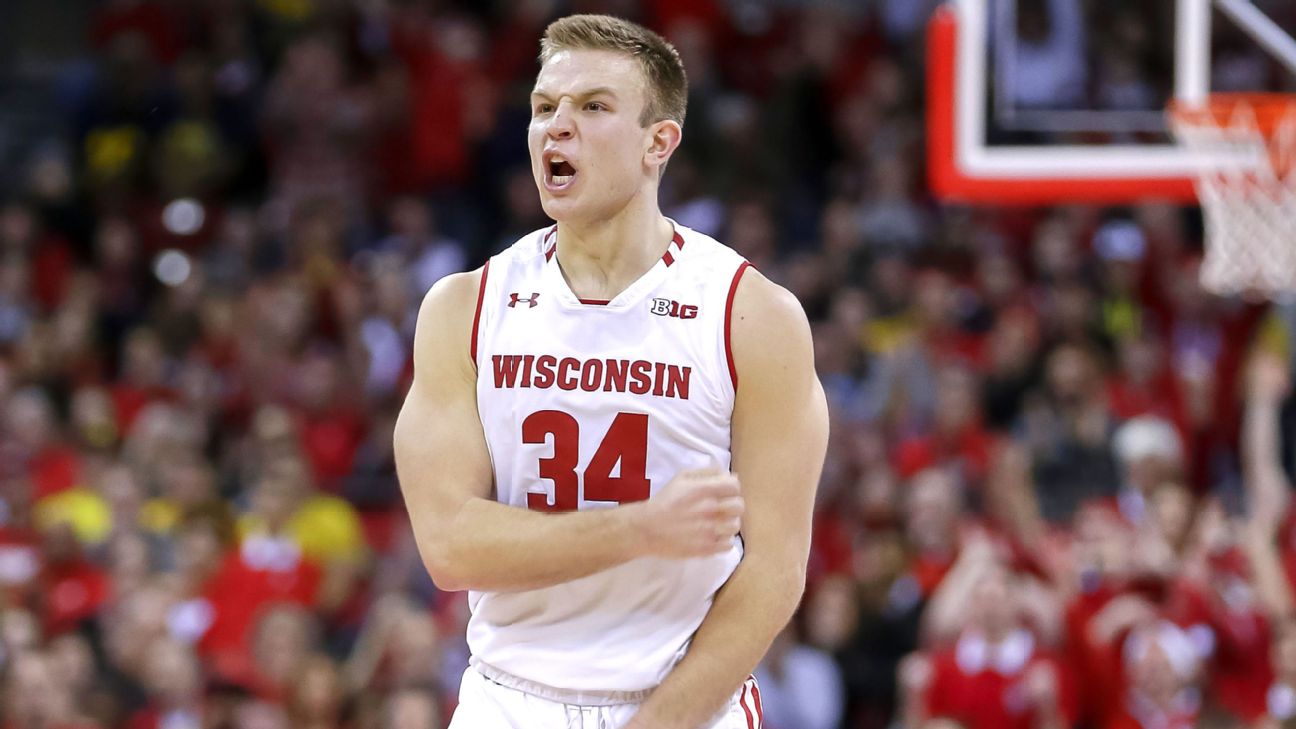 Wisconsin's Brad Davison suspended one game for flagrant foul