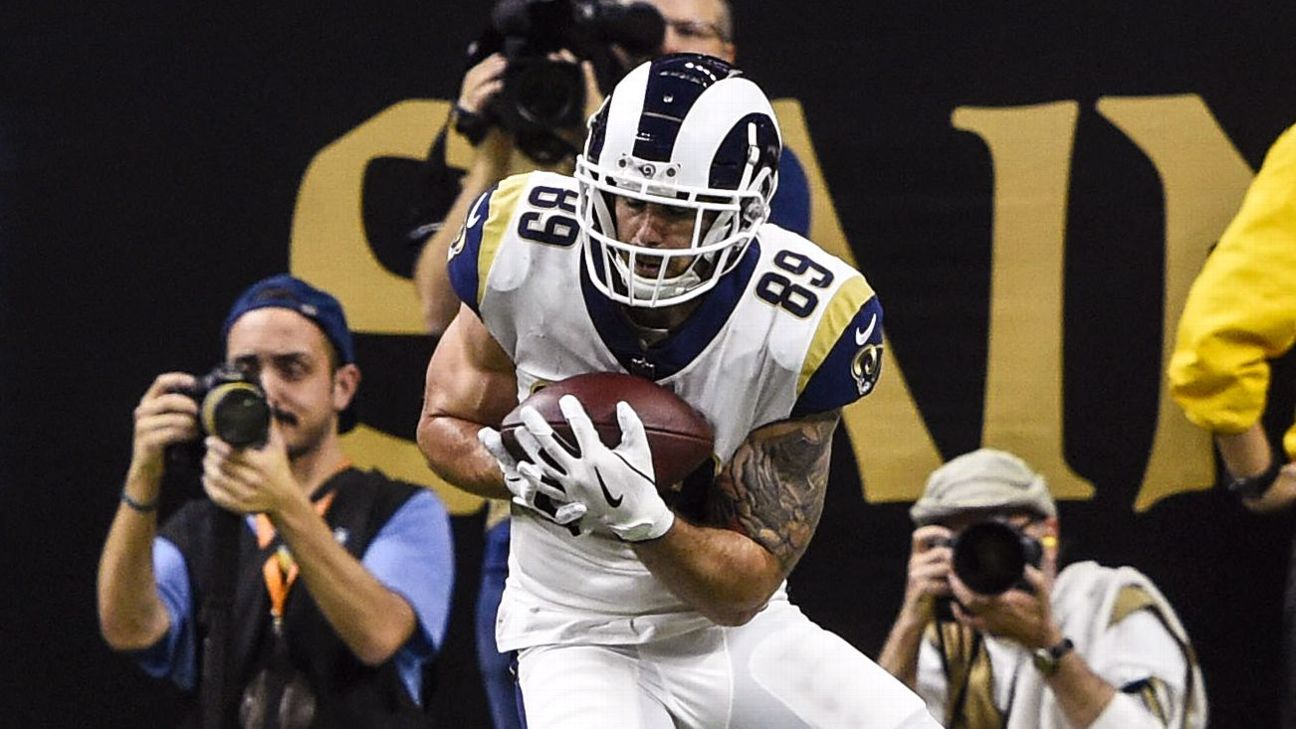 Los Angeles Rams agree to extension with TE Tyler Higbee 