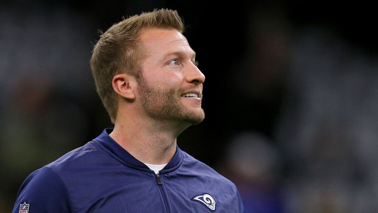 Sean McVay to Join ESPN's Postseason NFL Countdown for Super Bowl