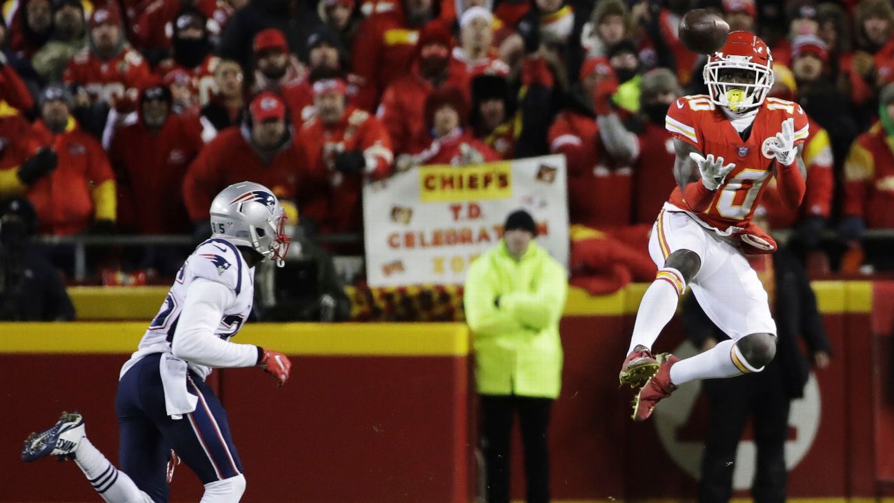 Tyreek Hill, WR, Kansas City Chiefs - Galería De Acción De Las Finales ...