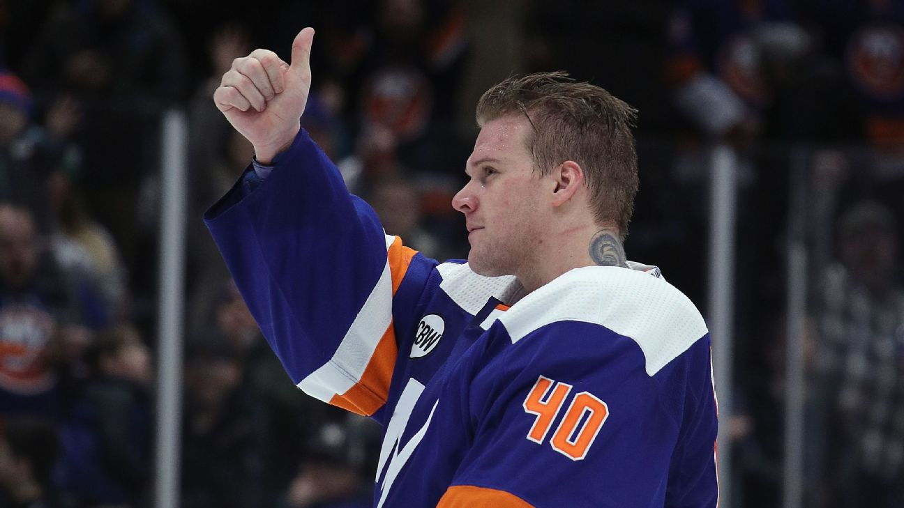 Robin Lehner is the best hockey player in the world this week ABC7