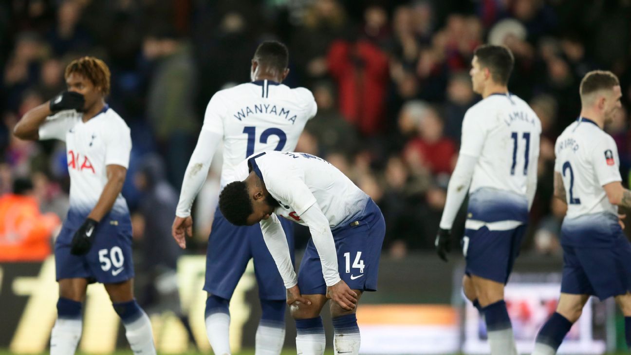 Lucas Moura rises high, Harry Kane levels record as Tottenham cruise past  10-man Crystal Palace