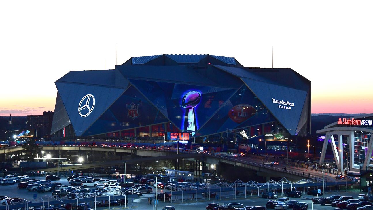 Mercedes-Benz Stadium employs a high-tech four-legged friend