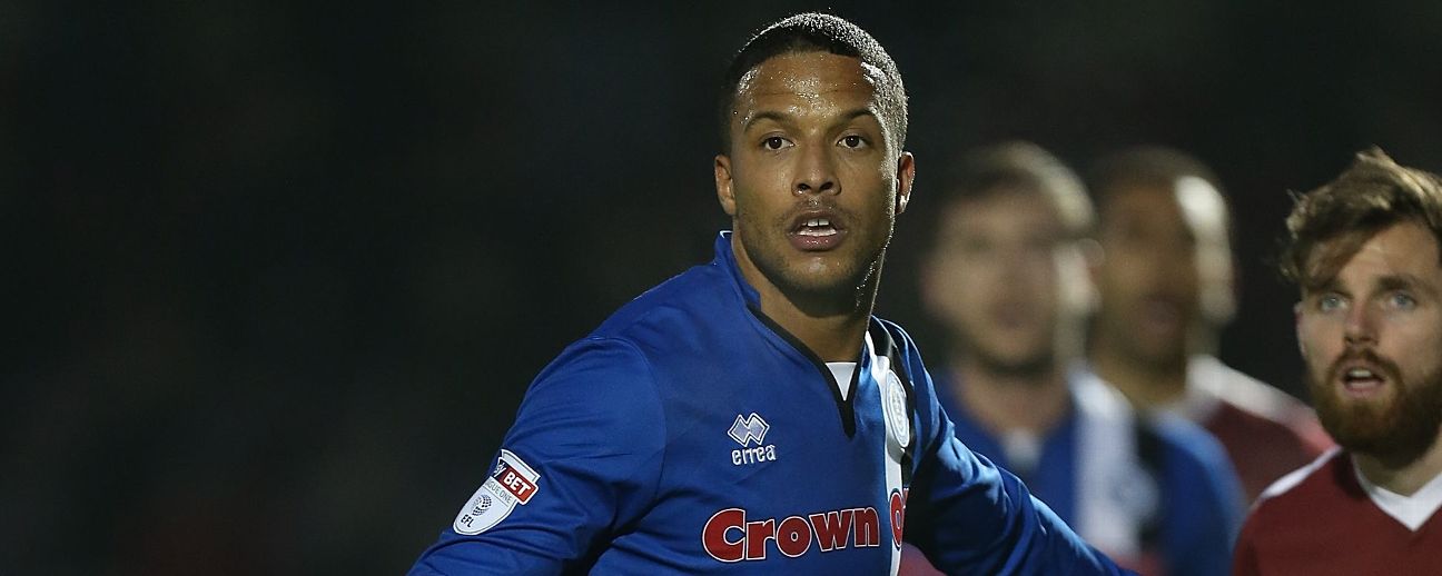 Tyrese Sinclair of Altrincham FC scores his side's second goal of the  News Photo - Getty Images