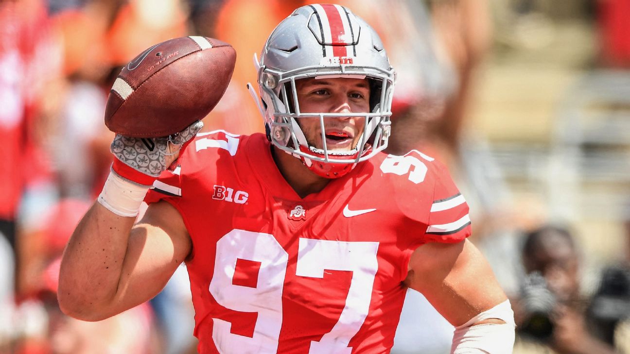 Nick Bosa leaving Ohio State to focus on NFL draft after surgery