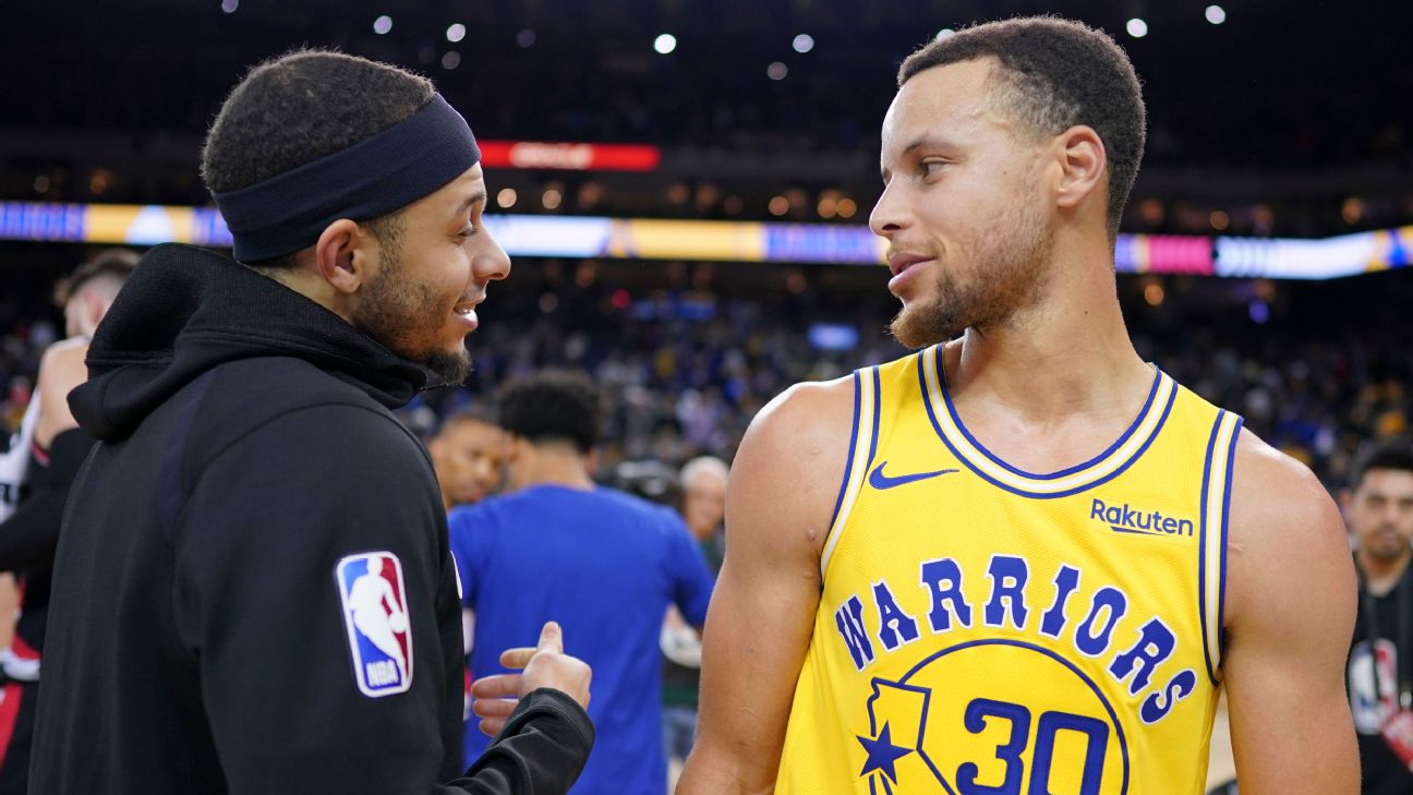 Brothers Steph, Seth Curry Will Face Off in NBA All-Star Weekend 3-Point  Contest - CBS San Francisco