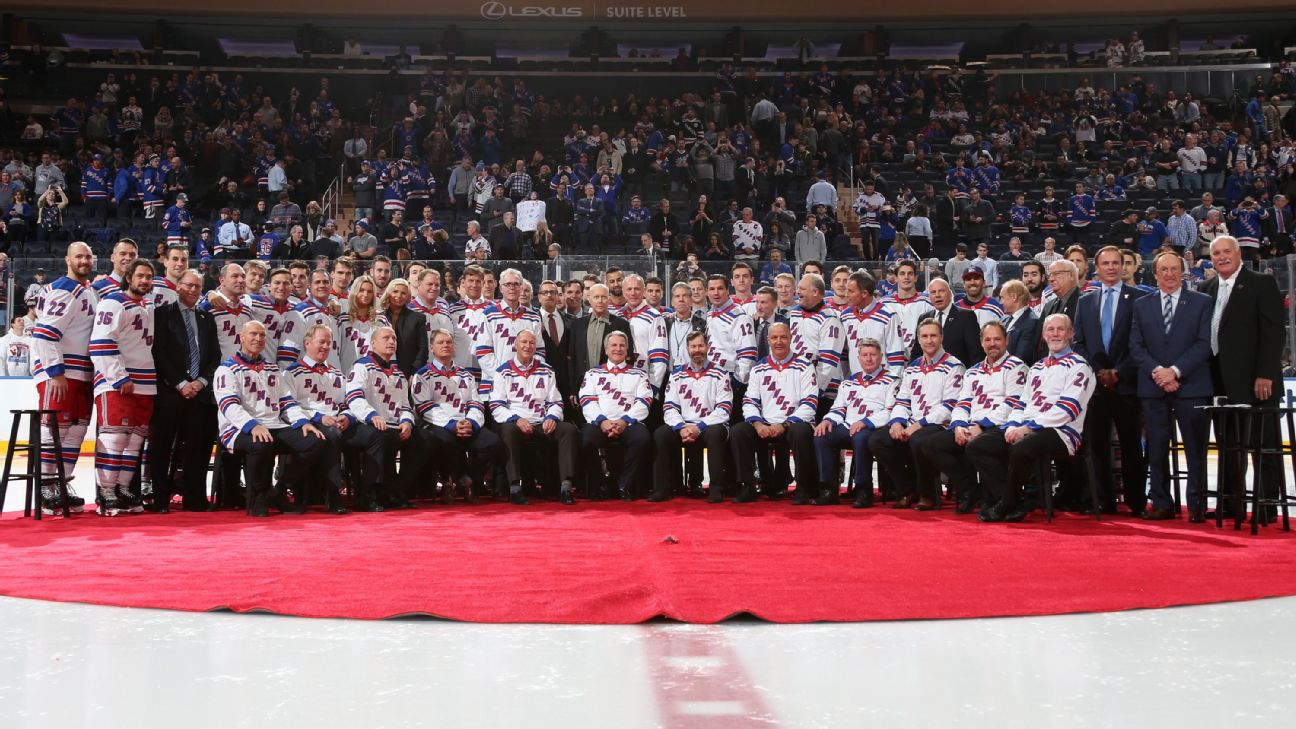 25 years after winning Stanley Cup, 1994 Rangers are saluted at the Garden  - Newsday