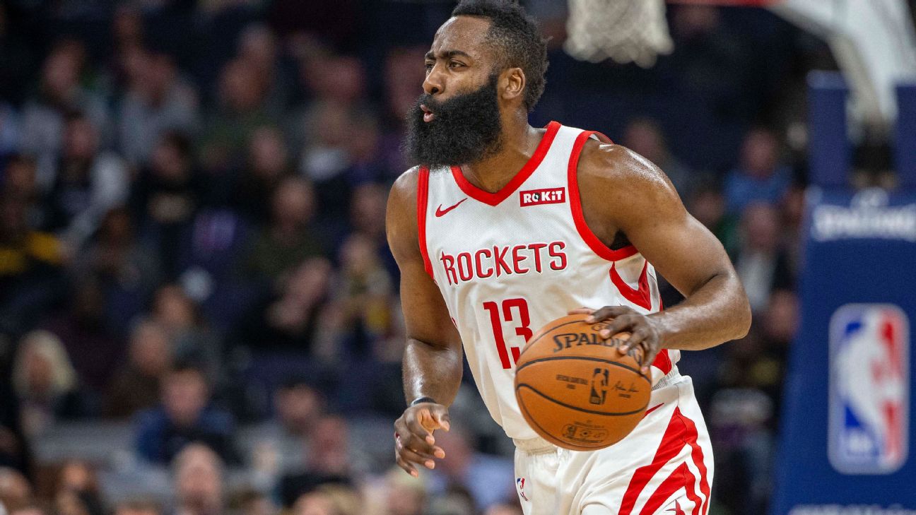 James Harden extends 30-point streak to 31 games, second longest in NBA