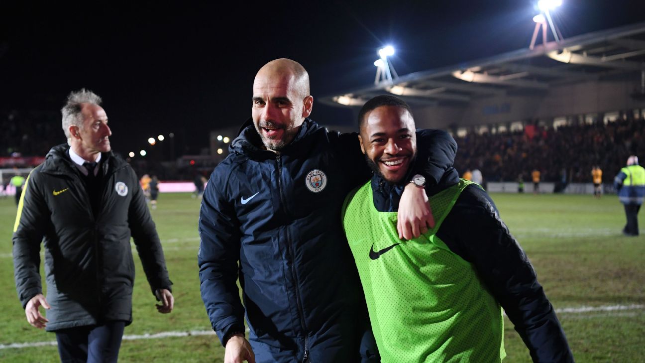 Pep Guardiola and Man City weren't their stylish best but the quest for the 'quadruple' is still on after a 4-1 win at Newport County. Pep Guardiola and Man City weren't their stylish best but the quest for the 'quadruple' is still on after a 4-1 win at Newport County.