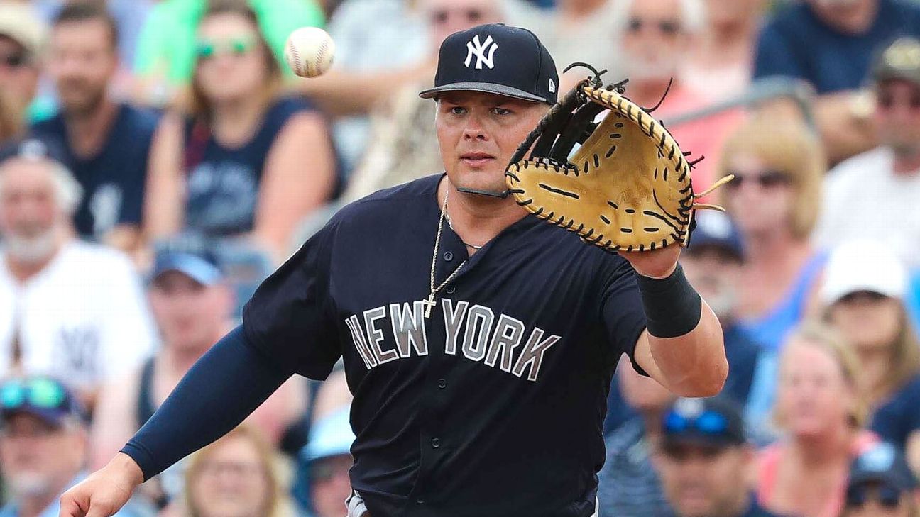 Yankees hoping Luke Voit will be back 'sometime in May