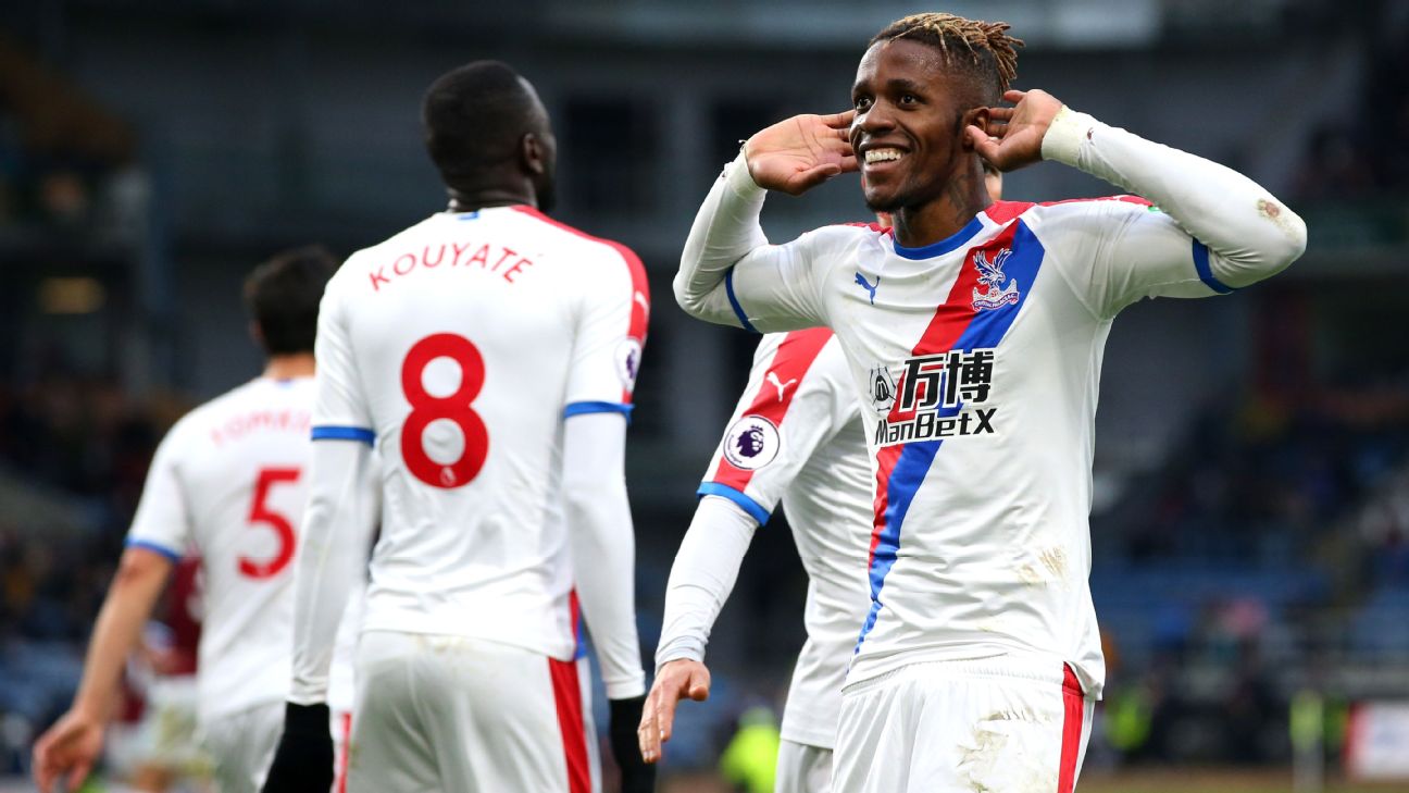 Cardiff relegated after Wilfried Zaha leads Crystal Palace to