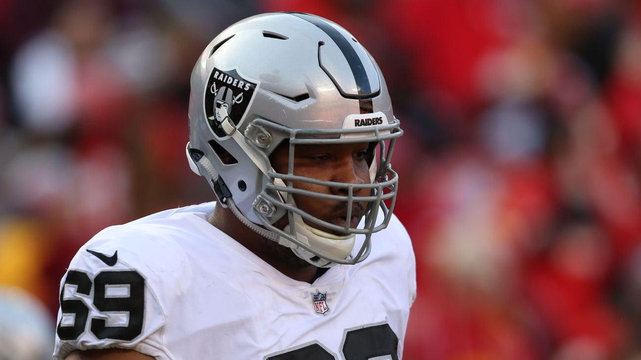 Source Las Vegas Raiders' Denzelle Good out for season with torn ACL