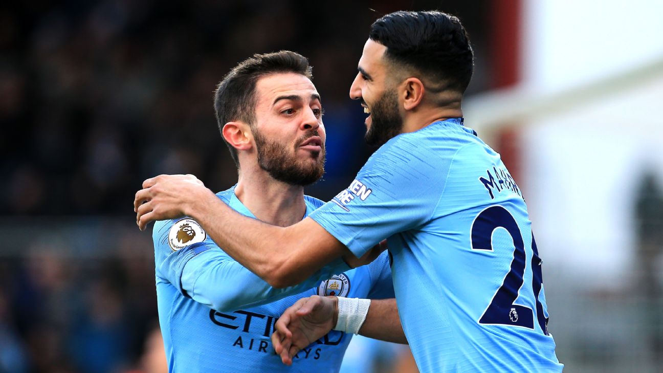 Image result for mahrez and bernardo silva