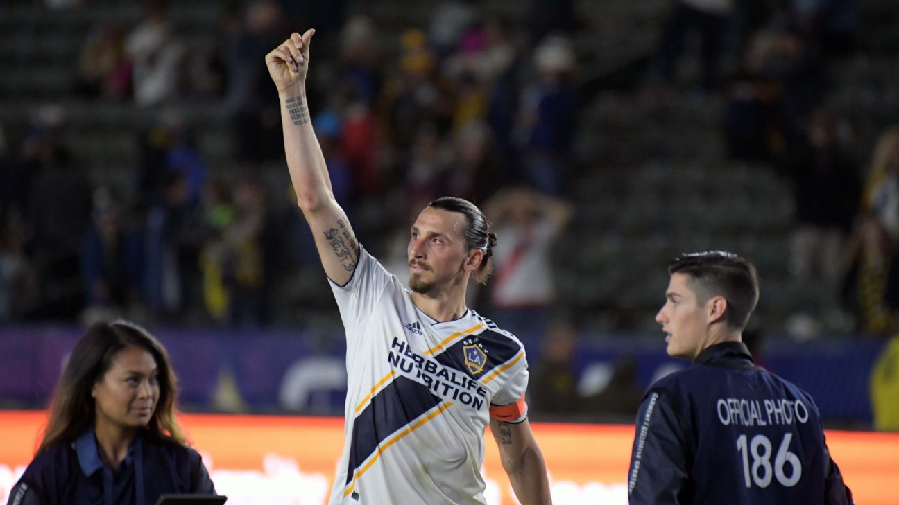 Zlatan Ibrahimovic nods home winner in LA Galaxy's opening-day win over Chicago