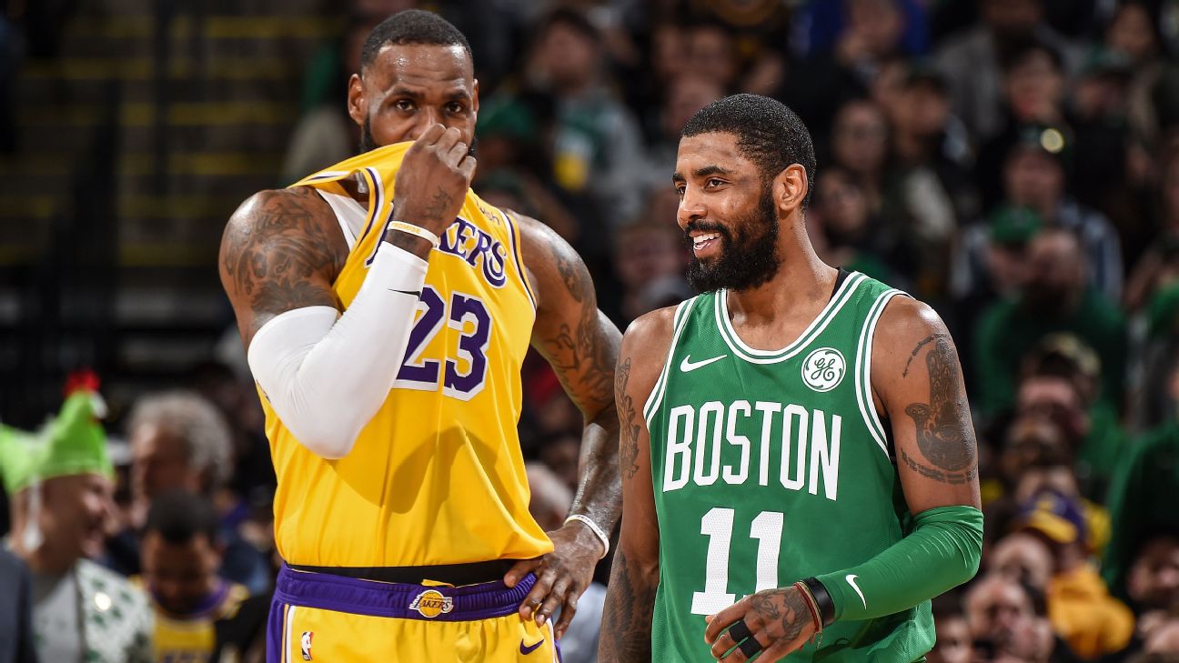 Kyrie Irving learned from LeBron James not to lead comfortably - ABC7 Los  Angeles