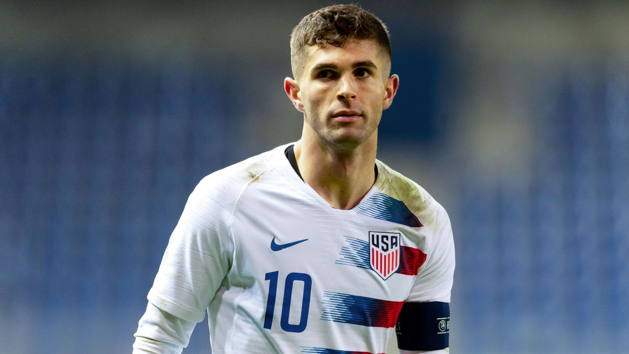 pulisic usa jersey 2019