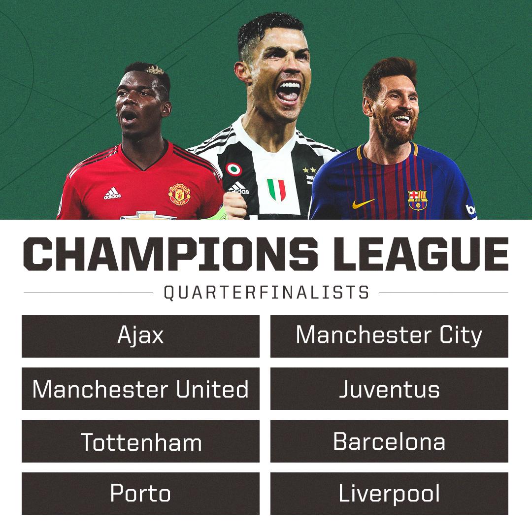 The UCL quarterfinal draw will take place Friday | ESPN.com | Bloglovin’