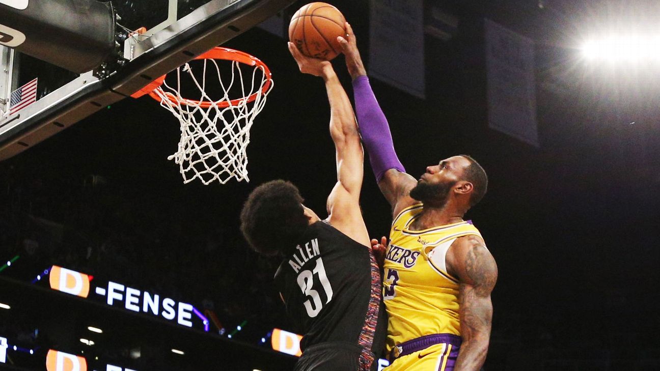 Jarrett Allen is meeting the NBA's best at the rim and winning