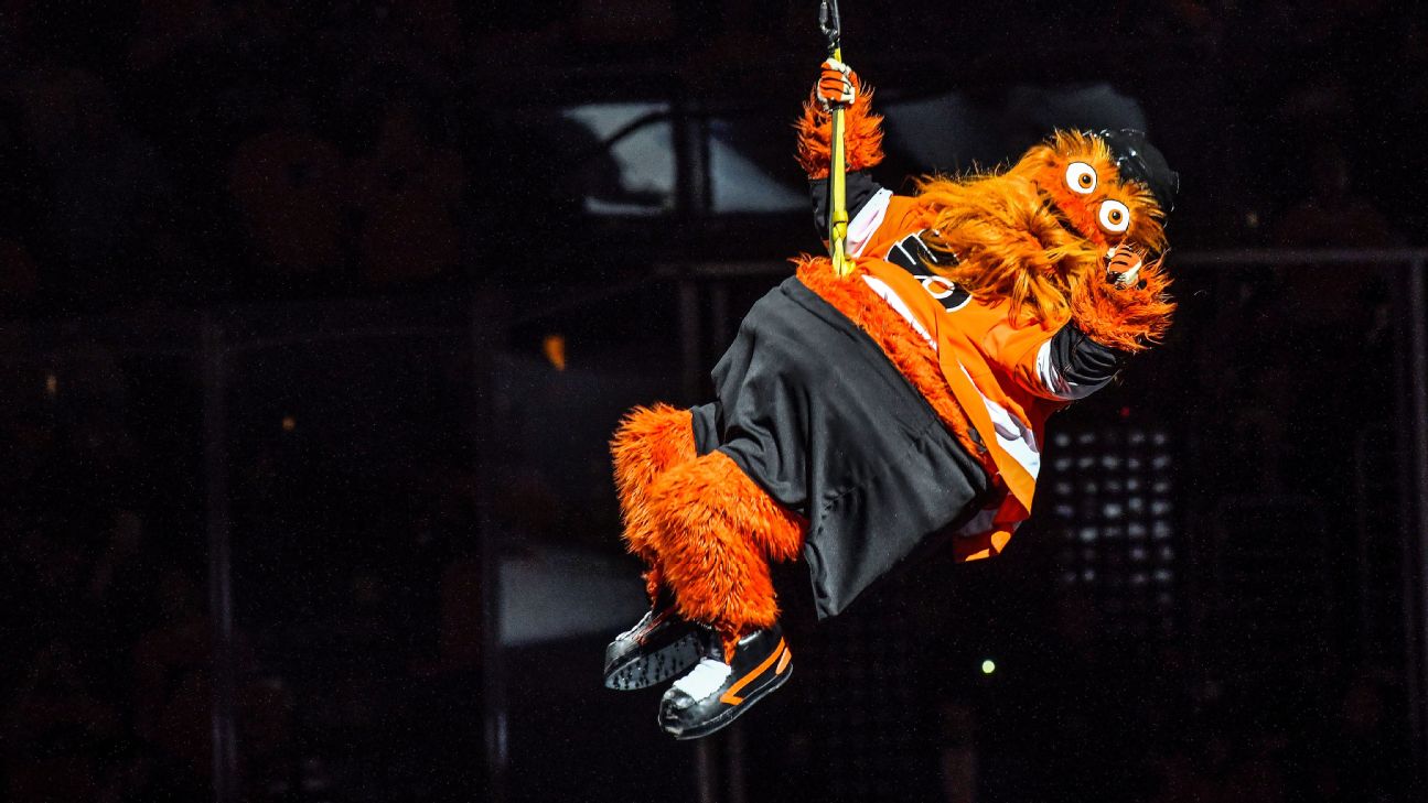 Gettin' Gritty Wit It: Flyers new mascot a big hit