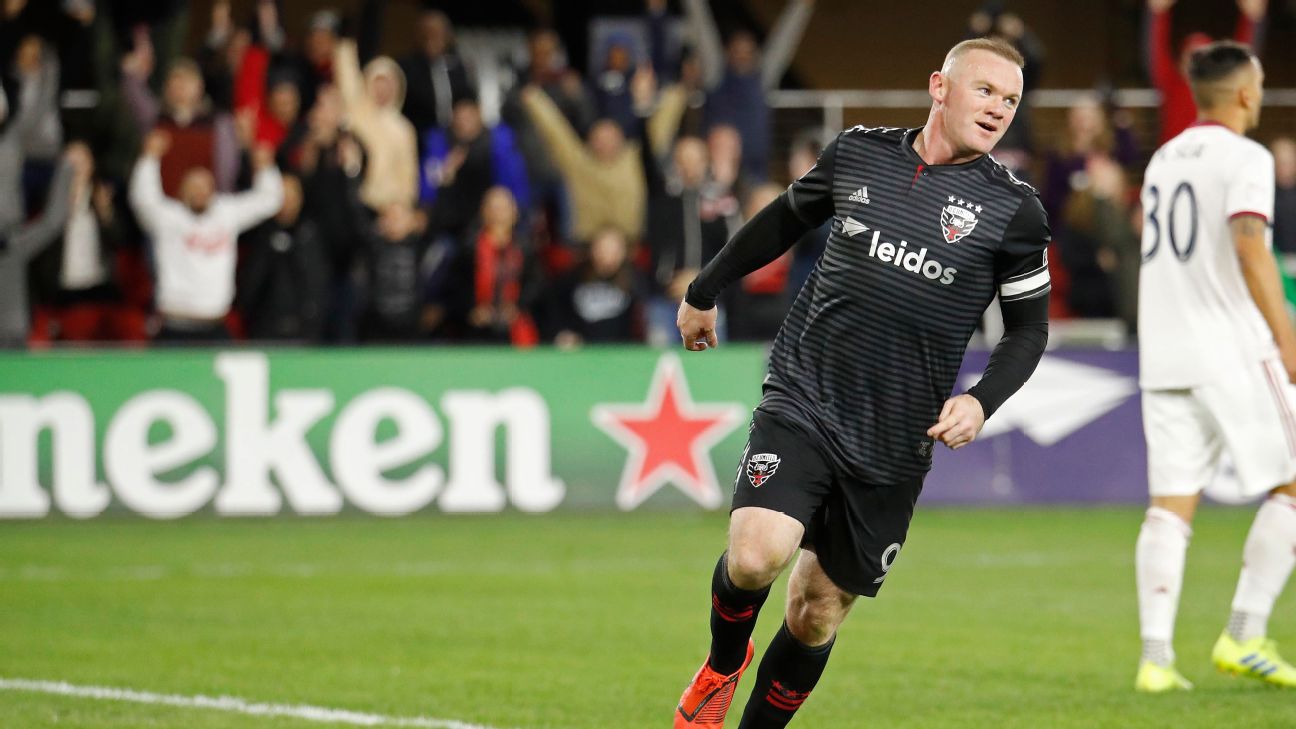 Wayne Rooney's hat trick helps D.C. United rout Real Salt Lake