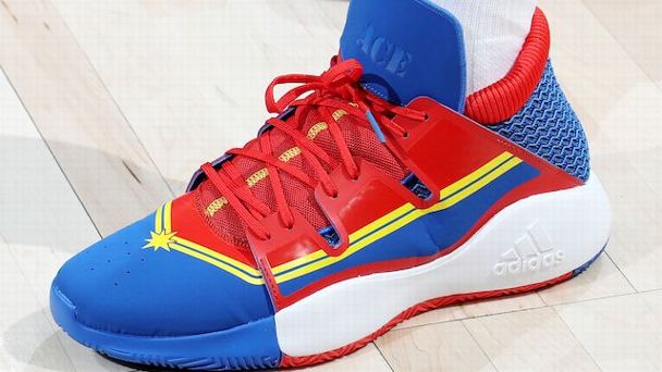 donovan mitchell shoes red and blue