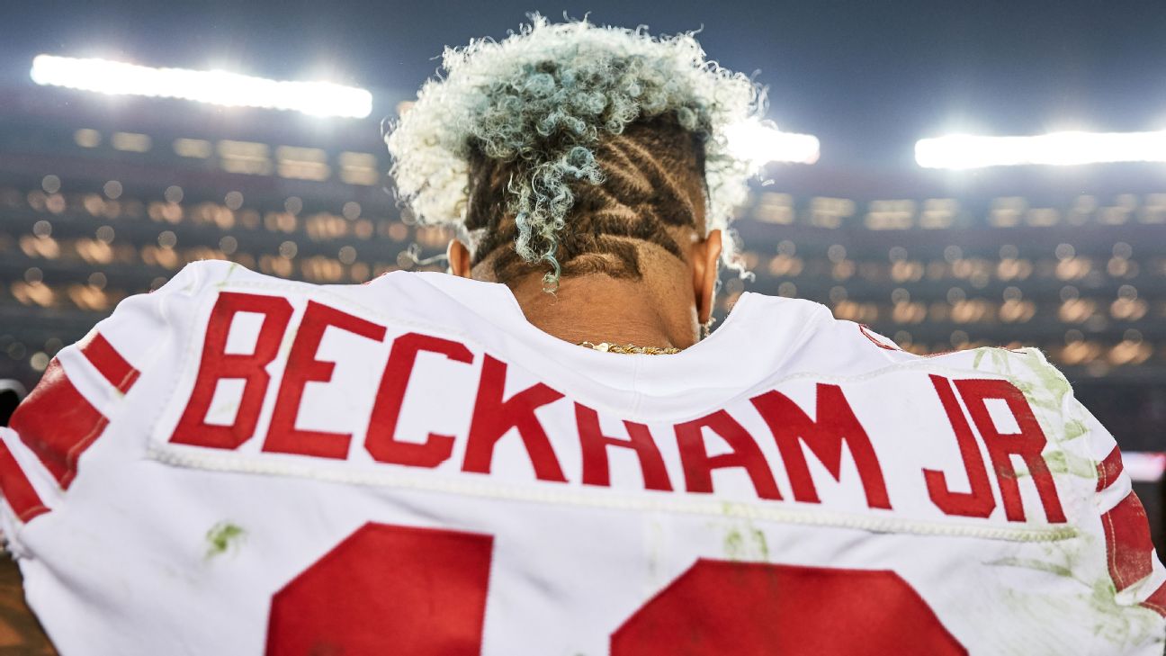 Look: Odell Beckham Jr. wears Jim Brown throwback jersey to NBA Finals