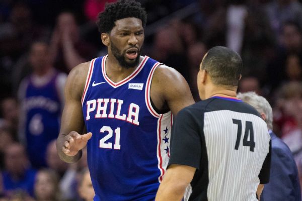 Smart ejected after 'cheap shot' shove of Embiid