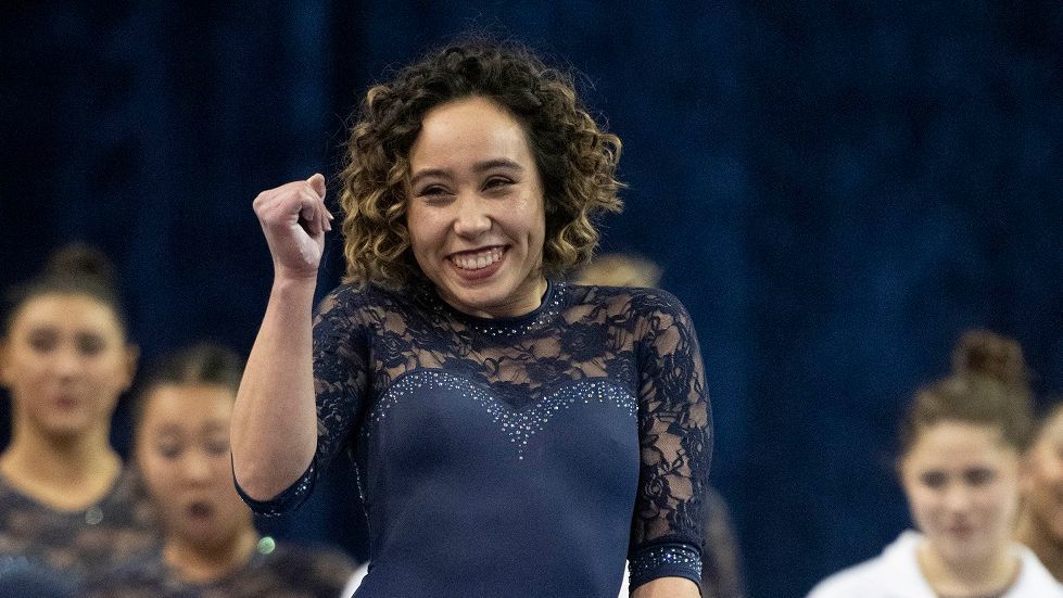 Gymnast Katelyn Ohashi Goes Viral For Taking Off Pants During