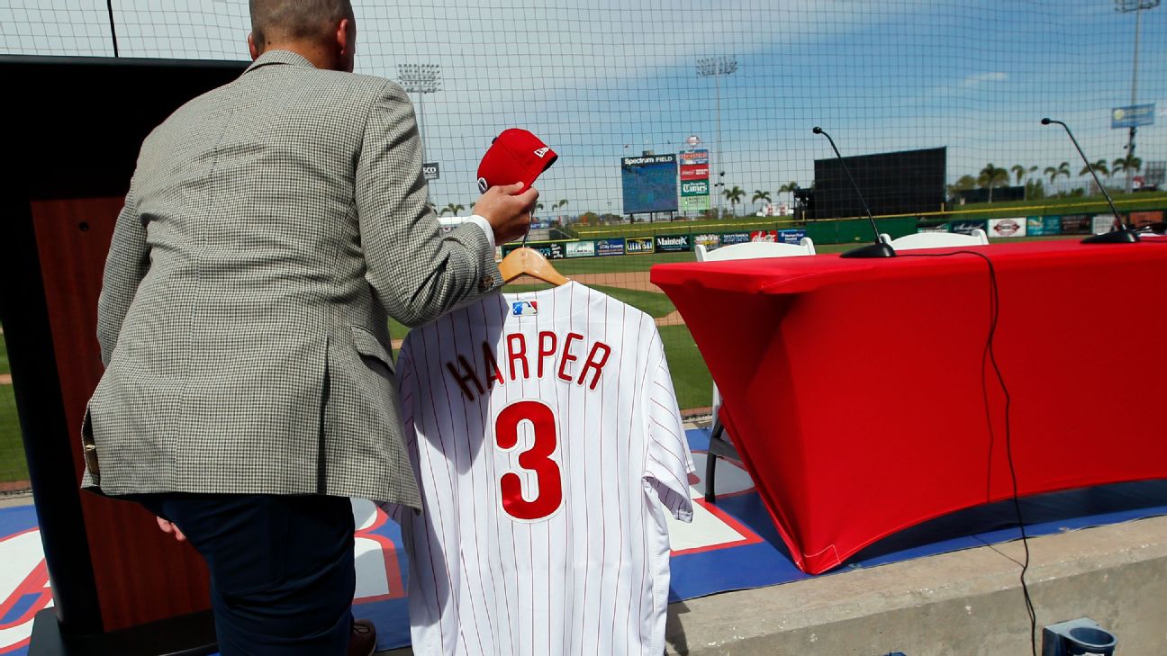 Harper overtakes Judge for MLB's top-selling jersey
