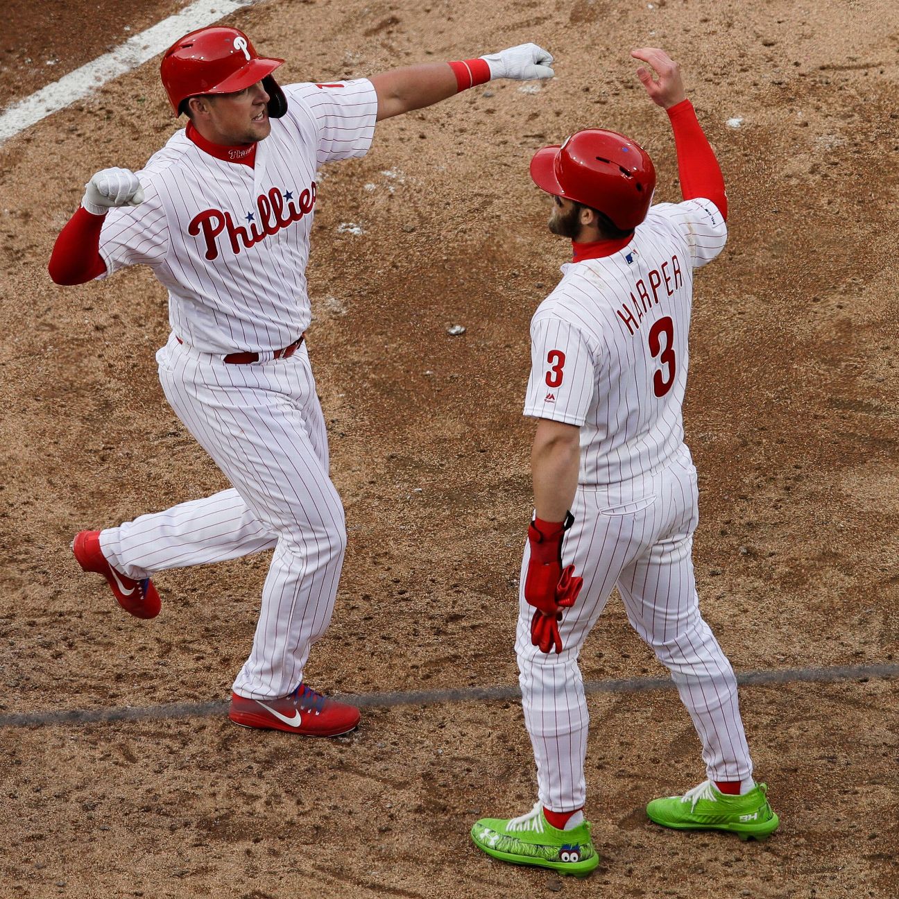 Bryce Harper & Rhys Hoskins Philadelphia Phillies Homage MLB