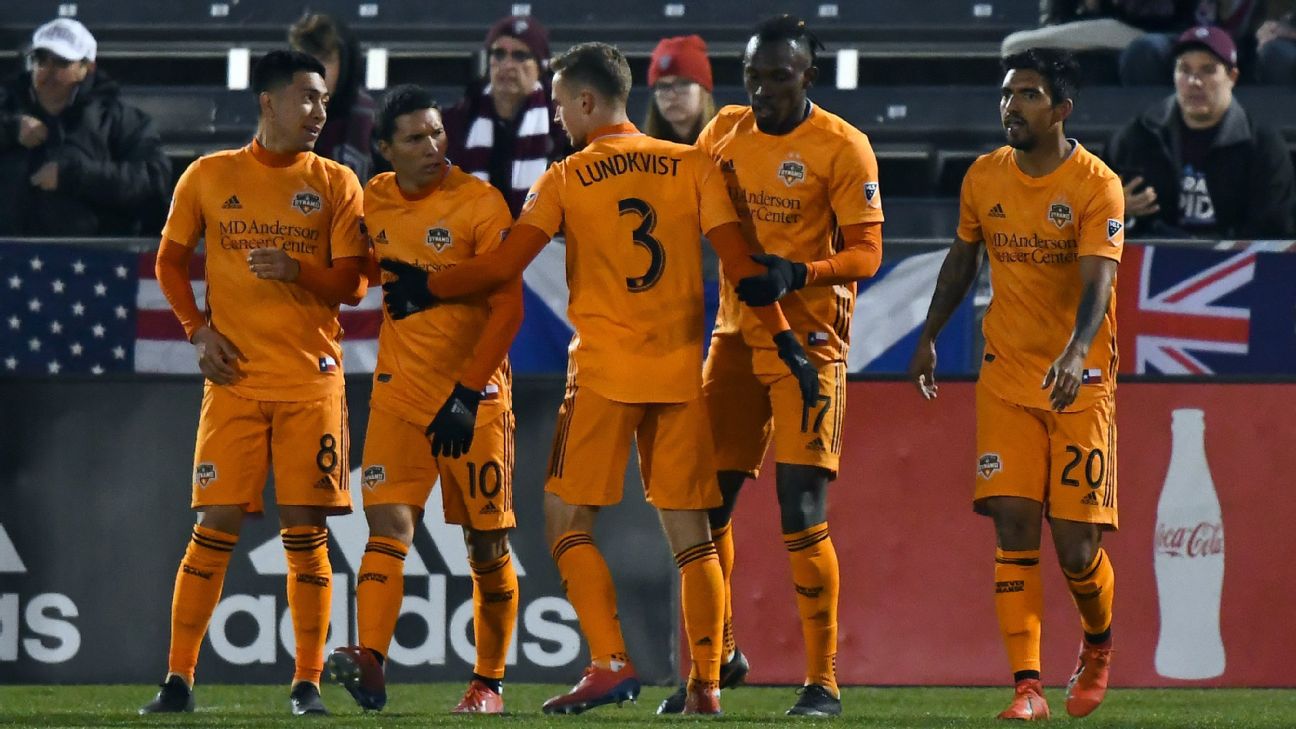 Colorado Rapids ship two own goals in heavy loss to Houston Dynamo