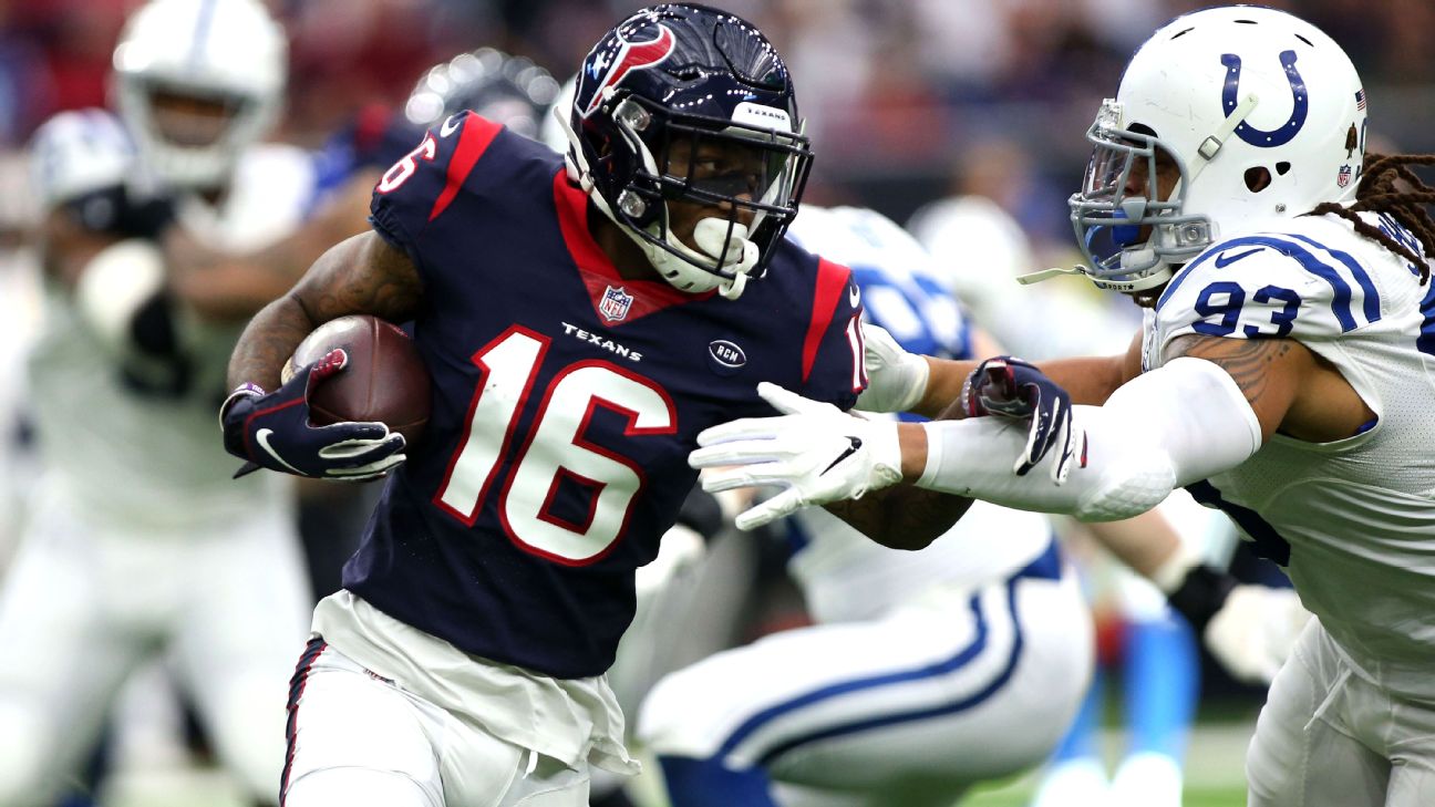 Houston Texans wide receiver Keke Coutee (16) during practice