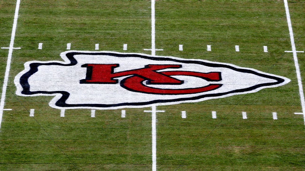 Kansas City chiefs run out to Super Bowl tomahawk chop despite headdress  ban