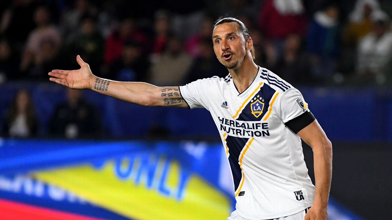 Zlatan Ibrahimovic strikes twice, LA Galaxy beat Philadelphia Union for fourth straight win