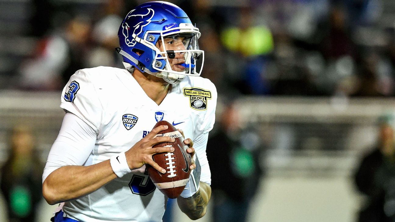 Buffalo Bills QB Tyree Jackson's long draft wait chronicled in ESPN+'s NFL  Draft Academy 