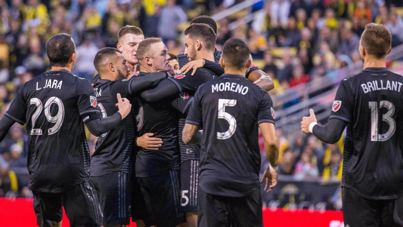 Wayne Rooney strikes as D.C. United beat Columbus Crew to stay atop East